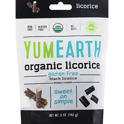 Yumearth Licorice Black Gf Org - 5 Oz
