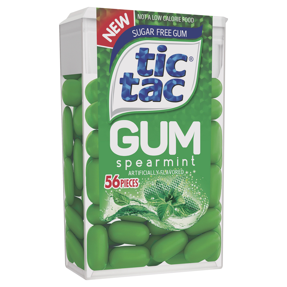 slide 2 of 2, Tic Tac Spearmint Gum, 0.94 oz