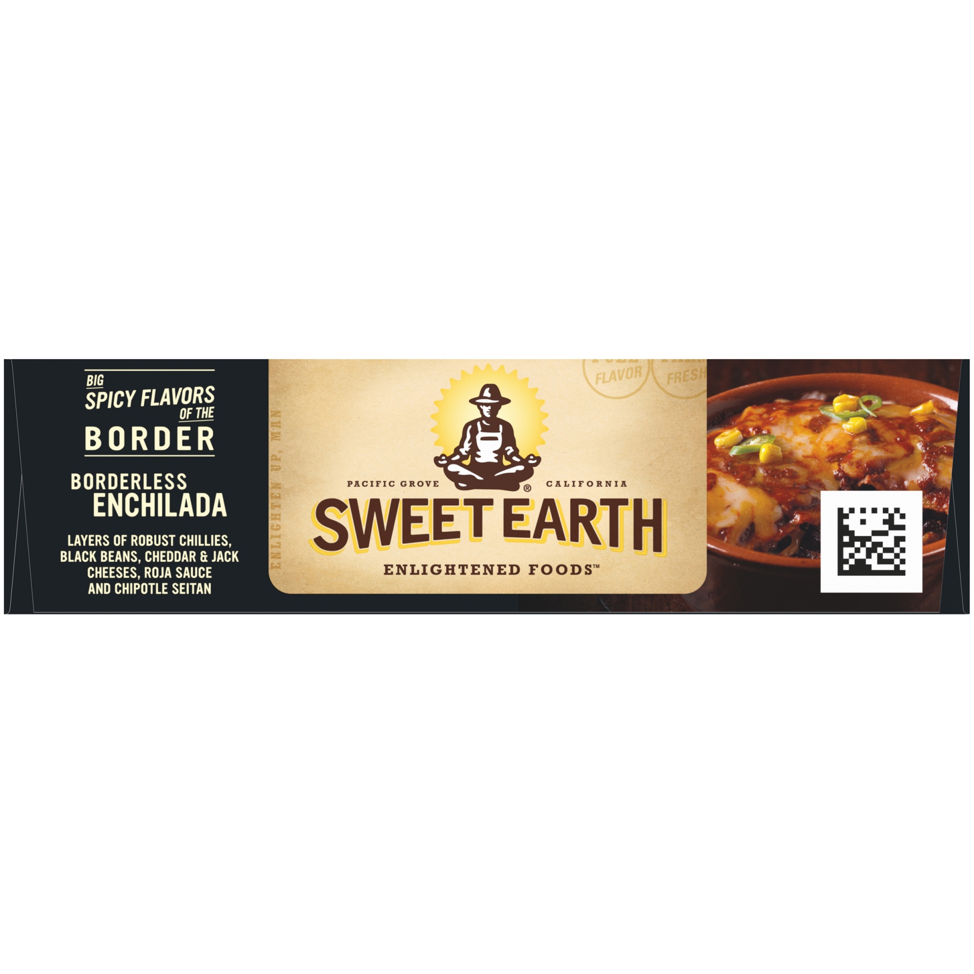 slide 7 of 10, SWEET EARTH Borderless Enchilada 9oz Bowl, 9.5 oz