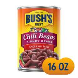 Bush's Dark Red Kidney Beans In A Spicy Chili Sauce - 16 Oz