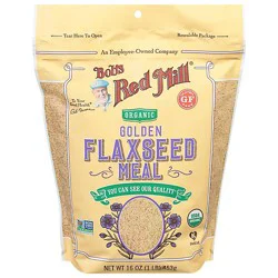 Bobs Red Mill Organic Flaxseed Meal Golden - 16 Oz