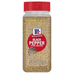 Mccormick Pure Ground Black Pepper - 6 Oz