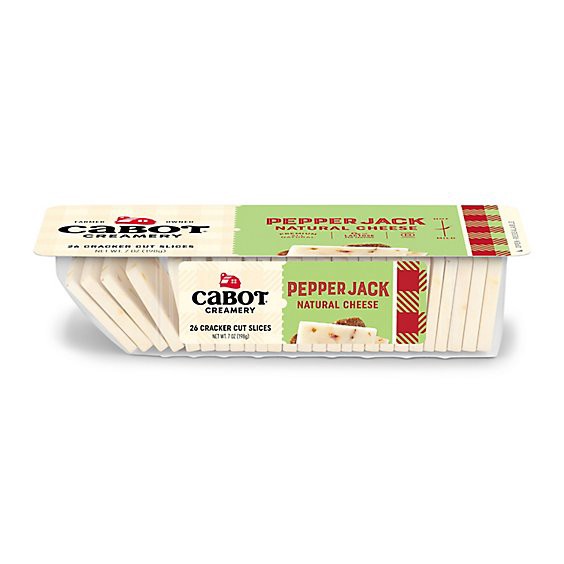 slide 1 of 3, Cabot Creamery Cracker Cuts Pepper Jack Cheese - 7 Oz, 7 oz