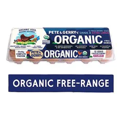 Pete And Gerrys Eggs Organic Extra Large Free Range - 12 Count