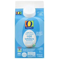 O Organics Egg Whites Liquid Cholesterol Free - 16 Oz