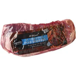 Signature Select Pork Spareribs Dry Rub Gluten Free St Louis Style Kansas City Bbq - 3.5 Lb