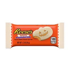 Reese's White Creme Peanut Butter Pumpkins Halloween Candy Pack 1.2 Oz