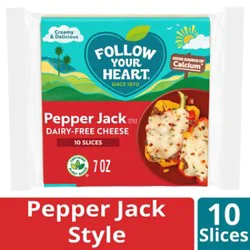 Follow Your Heart Dairy-Free Cheese Pepper Jack Style Slices - 7 Oz
