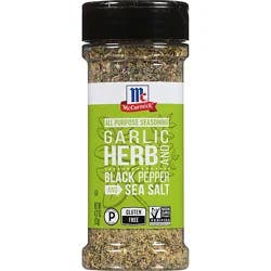Mccormick Garlic - Herb And Black Pepper And Sea Salt All Purpose Seasoning - 4.37 Oz
