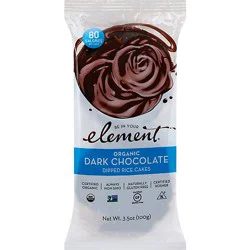 Element S Rice Cake Dk Chocolate Organic - 3.5 Oz