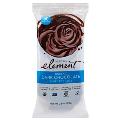 slide 1 of 8, Element S Rice Cake Dk Chocolate Organic - 3.5 Oz, 3.5 oz