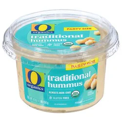 O Organics Traditional Hummus Party Size - 16 Oz