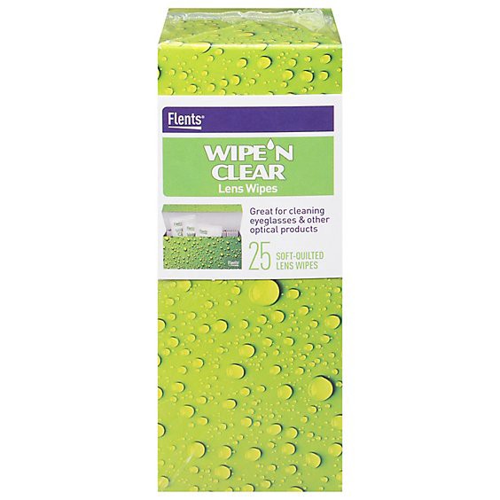 slide 1 of 1, Flents Apoth Bio Lens Wipe Decorative Box - 25 Count, 25 ct