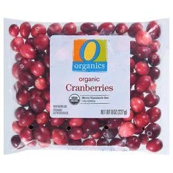 O Organics Organic Cranberries Prepacked Bag Fresh - 8 Oz