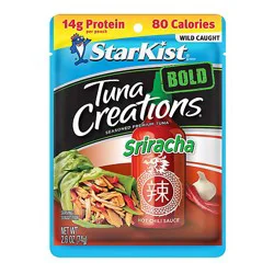 Starkist Tuna Creations Bold Tuna Chunk Light Sriracha - 2.6 Oz