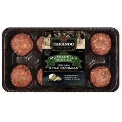 Carando Mozzarella Rustica Italian Style Meatballs - 16 Oz