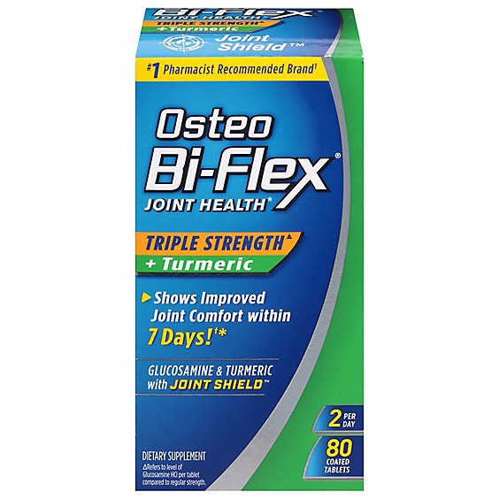 slide 1 of 3, Osteo Bi Flex Triple Turmeric - 80 Count, 80 ct
