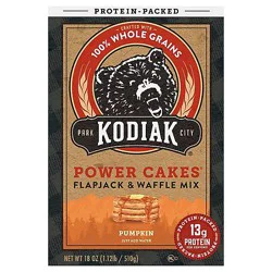 Kodiak Pumpkin Flapjack & Waffle Mix Box - 18 Oz