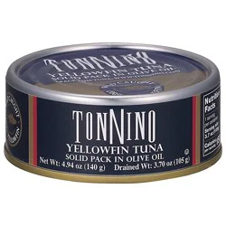 Tonnino Tuna Yellowfin Solid Pack In Olive Oil - 4.94 Oz