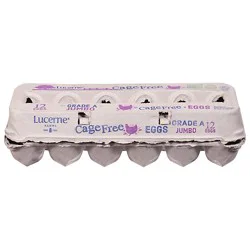 Lucerne Farms Eggs Cage Free Jumbo - 12 Count