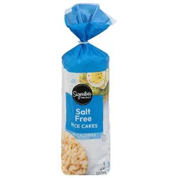Signature Select Salt Free Rice Cakes - 4.9 Oz