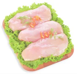 Meat Service Counter Chicken Breast Boneless Thin Sliced Hand Trimmed - 1.00 Lb