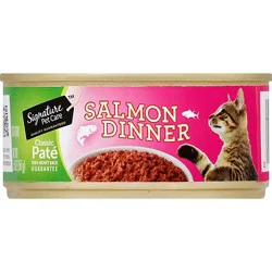 Signature Pet Care Cat Food Dinner Salmon - 5.5 Oz