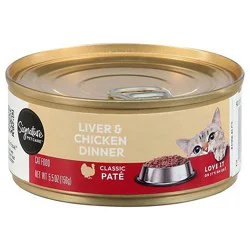 Signature Pet Care Cat Food Dinner Liver And Chicken - 5.5 Oz