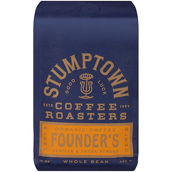 slide 1 of 11, Stumptown Founders Blend Organic Dark Roast Whole Bean Coffee Bag - 12 Oz, 12 oz