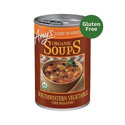 Amy's Light In Sodium Fire Roasted Southwestern Vegetable Soup - 14.3 Oz
