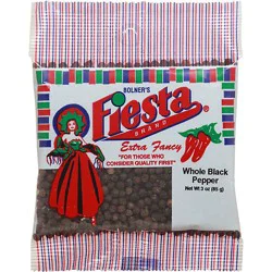 Fiesta Whole Black Pepper - 3 Oz