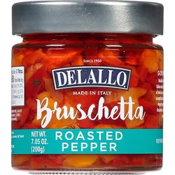 Delallo Roasted Pepper Bruschetta - 7.05 Oz