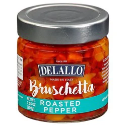 Delallo Roasted Pepper Bruschetta - 7.05 Oz