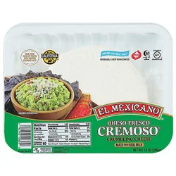 El Mexicano Queso Fresco Cremoso Gluten Free - 14 Oz