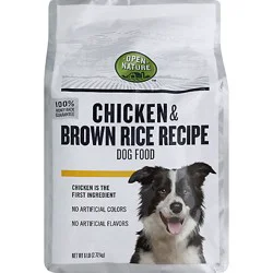 Open Nature Dog Food Chicken & Brown Rice Recipe Bag - 6 Lb