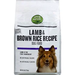 Open Nature Dog Food Lamb & Brown Rice Recipe Bag - 6 Lb