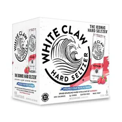White Claw Raspberry In Cans - 6-12 Fl. Oz.