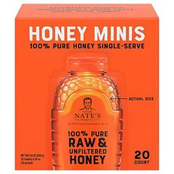 Nature Nates Honey Packets Raw & Unfiltered On The Run - 20-0.33 Fl. Oz.
