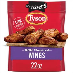 Tyson Anytizers Honey Bbq Bone In Frozen Chicken Wings - 22 Oz