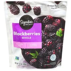 Signature Select Blackberries Whole Frozen - 12 Oz