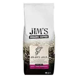 Jims Organic Coffee Bean Jojo Java - 12 Oz