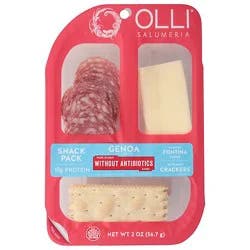 Olli Genoa Fontina Cracker Snack Pack - 2 Oz