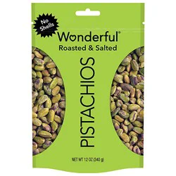 Wonderful Pistachios No Shells Roasted & Salted - 12 Oz