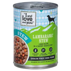 I And Love And You Lambarama Stew Wet Dog Food - 13 Oz