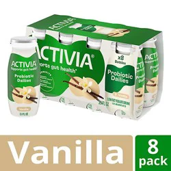 Activia Probiotic Dailies Vanilla Yogurt Drink - 8-3.1 Fl. Oz
