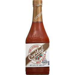 Crystal Hot Sauce With Garlic - 12 Fl. Oz.