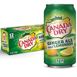 Canada Dry Ginger Ale And Lemonade Soda In Can - 12-12 Fl. Oz.