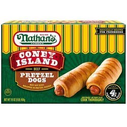 Nathan's Pretzel Dogs - 16 Oz