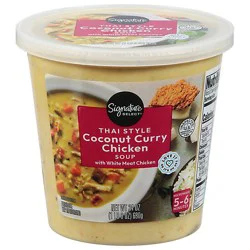 Signature Select/cafe Thai Styled Coconut Curry Chicken Soup - 24 Oz