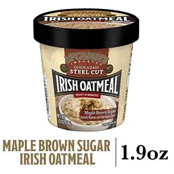 Mccanns Oatmeal Irish Steel Cut Maple Brown Sugar - 1.9 Oz